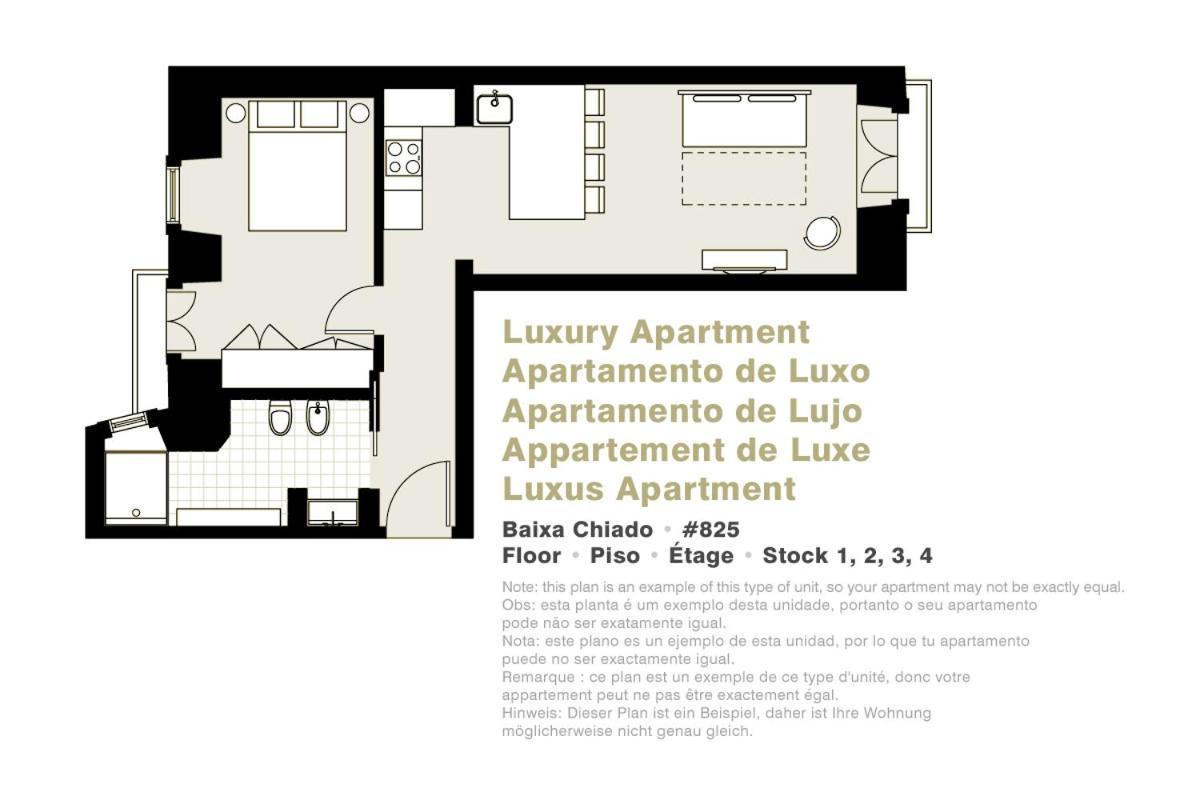 Lisbon Serviced Apartments - Baixa Eksteriør bilde